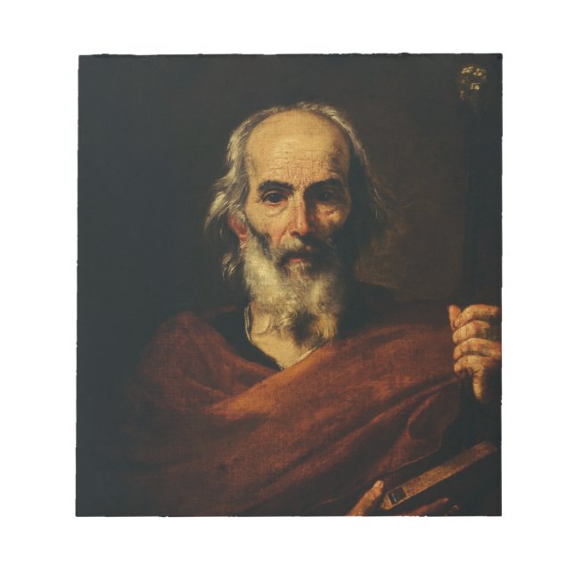 Saint Joseph von Jusepe de Ribera Notizblock (Vorderseite)