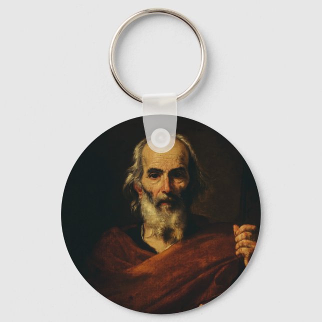 Saint Joseph von Jusepe de Ribera Schlüsselanhänger (Vorderseite)