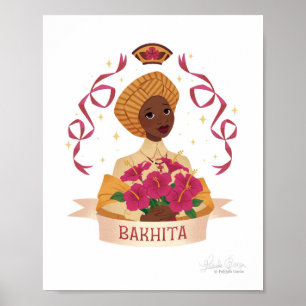 Saint Josephine Bakhita Kunstdruckerei Poster