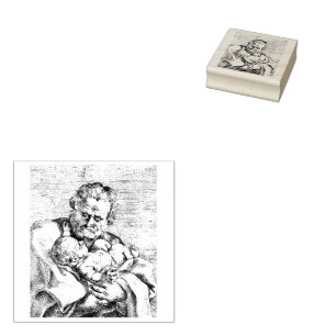 Saint JosephRubber-Briefmarke Gummistempel