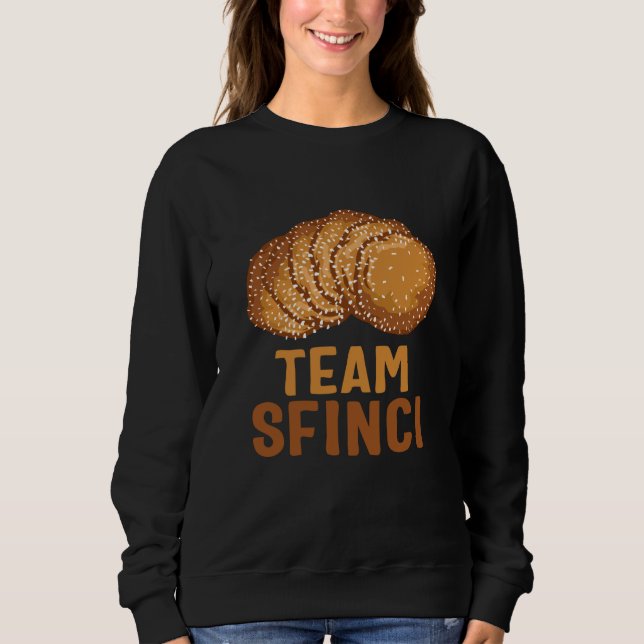 Saint Joseph's Day Team Sfinci Cute Sicilian Desse Sweatshirt (Vorderseite)