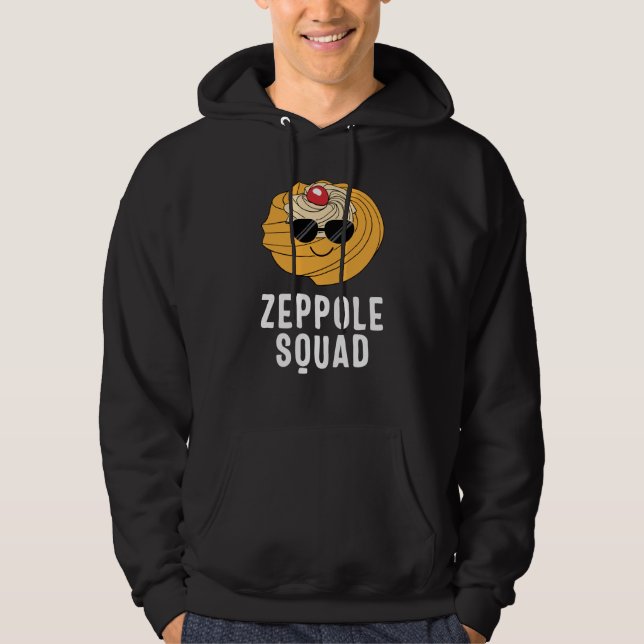 Saint Joseph's Day Zeppole Squad Sunglasses Italia Hoodie (Vorderseite)