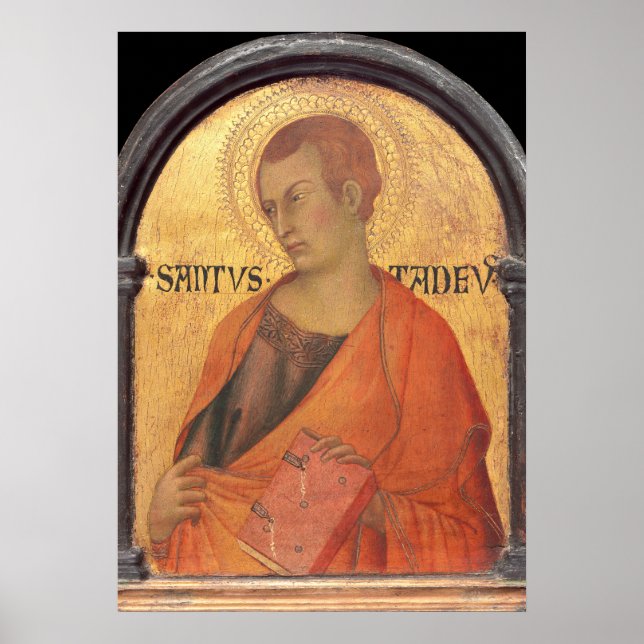 Saint Judas - Simone Martini Poster der bildenden  (Vorne)