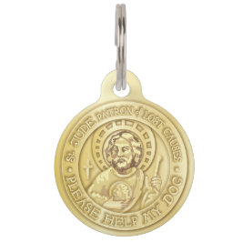 Saint Jude, bitte Helfen Sie meinem Hund, Medaille Haustiermarke