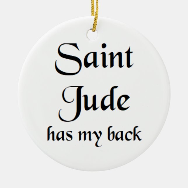saint jude keramik ornament (Vorne)