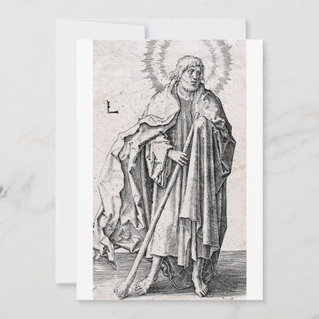 Saint Jude Thaddaeus, der Apostel Einladung (Vorderseite)