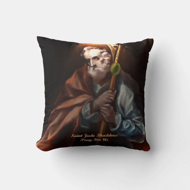 Saint Jude Thaddeus Kissen (Vorderseite)