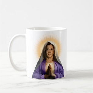 Saint Kamala Harris Gebet Candle Kaffeetasse
