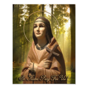 Saint Kateri Tekakwitha Fotodruck