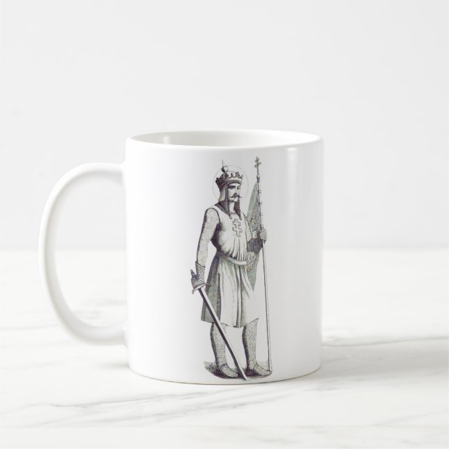 Saint King Stephen King of Hungary Kaffeetasse (Links)