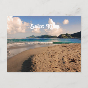 Saint Kitts Beach Postkarte