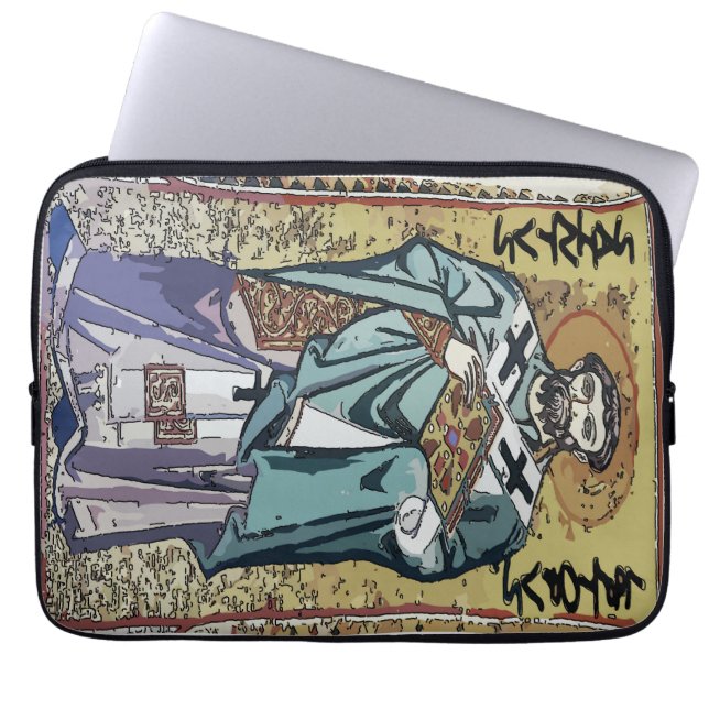 Saint Laptop Laptopschutzhülle (Vorderseite)