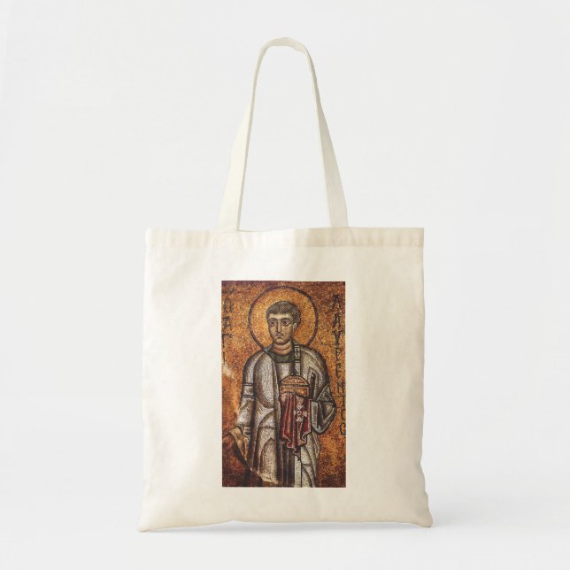Saint Lawrence der Martyr Tragetasche (Vorne)
