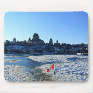 Saint Lawrence River & Old Quebec City, Quebec Mousepad