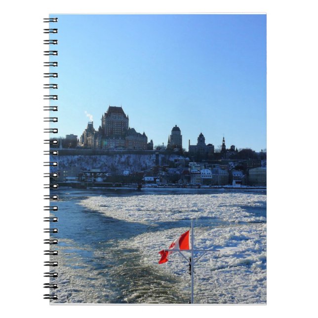 Saint Lawrence River & Old Quebec City, Quebec Notizblock (Vorderseite)