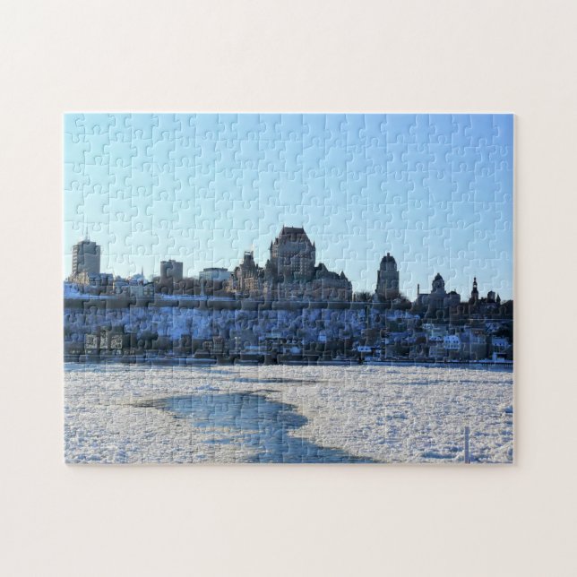 Saint Lawrence River & Old Quebec City, Quebec Puzzle (Horizontal)