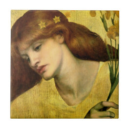 Saint Lily [Sancta Lilias] (von Gabriel Rossetti) Fliese