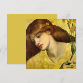 Saint Lily [Sancta Lilias] (von Gabriel Rossetti) Karte