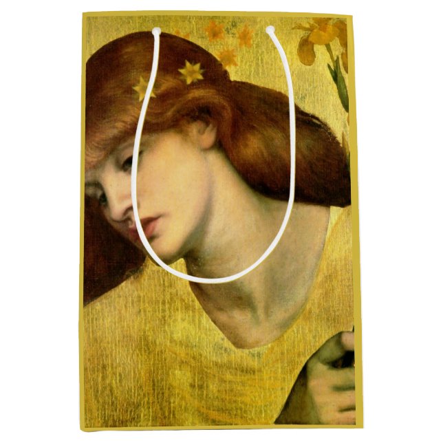 Saint Lily [Sancta Lilias] (von Gabriel Rossetti) Mittlere Geschenktüte (Vorderseite)