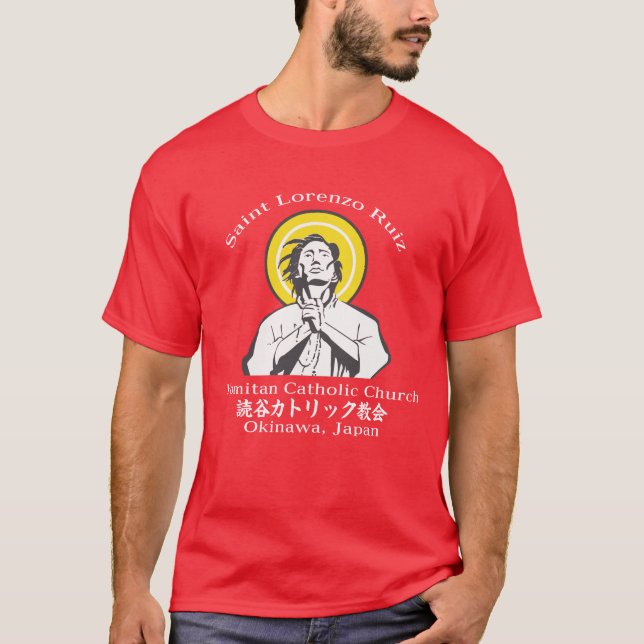 Saint Lorenzo Ruiz Yomitan Katholischer T - Shirt (Vorderseite)