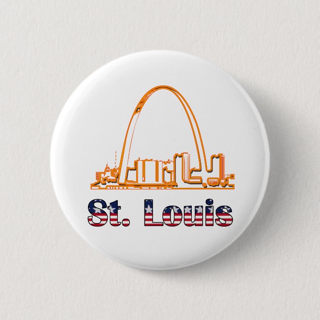 Saint Louis-Bogen Button (Vorderseite)