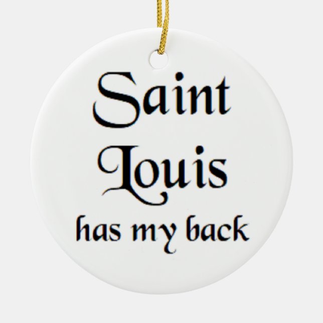 saint louis coffee mug keramik ornament (Vorne)