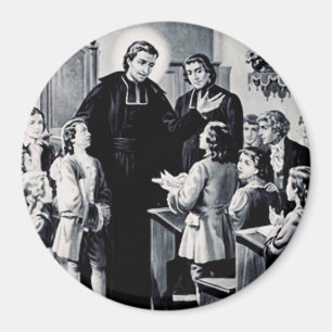 Saint Louis de Montfort französischer Priester Magnet