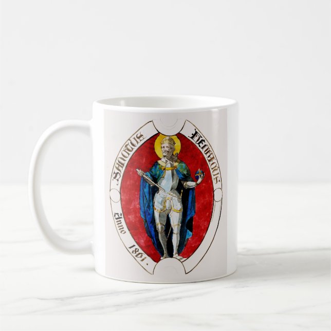 Saint Louis IX König von Frankreich Kaffeetasse (Links)