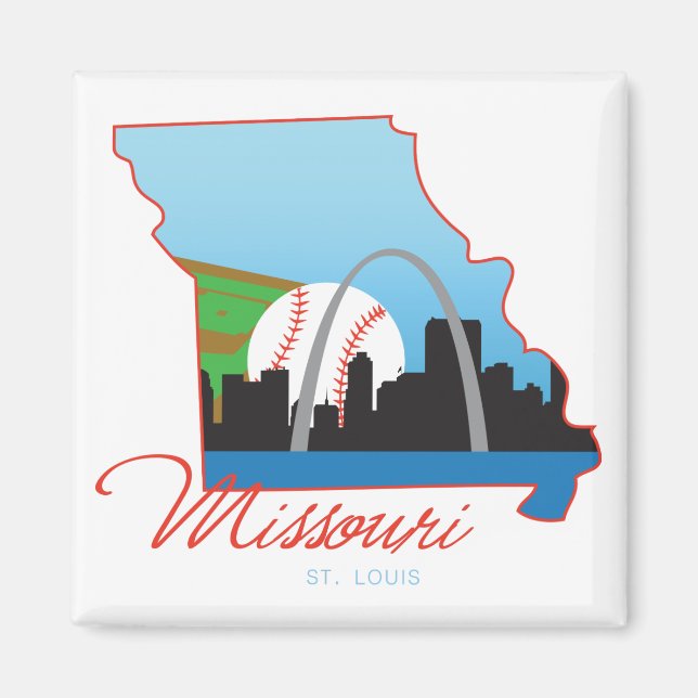 Saint Louis Missouri Magnet (Vorne)