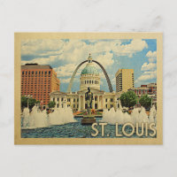 Saint Louis Missouri Vintage Travel