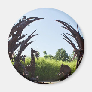 Saint Louis Zoo Skulptur Magnet