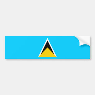 Saint Lucia Autoaufkleber