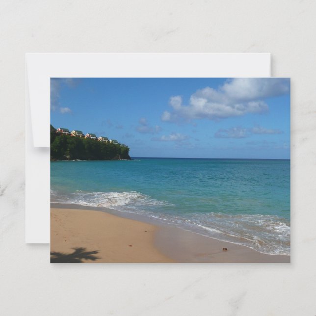 Saint Lucia Beach Tropical Ferien Landschaft (Vorderseite)