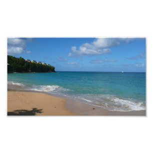Saint Lucia Beach Tropical Ferien Landschaft Fotodruck