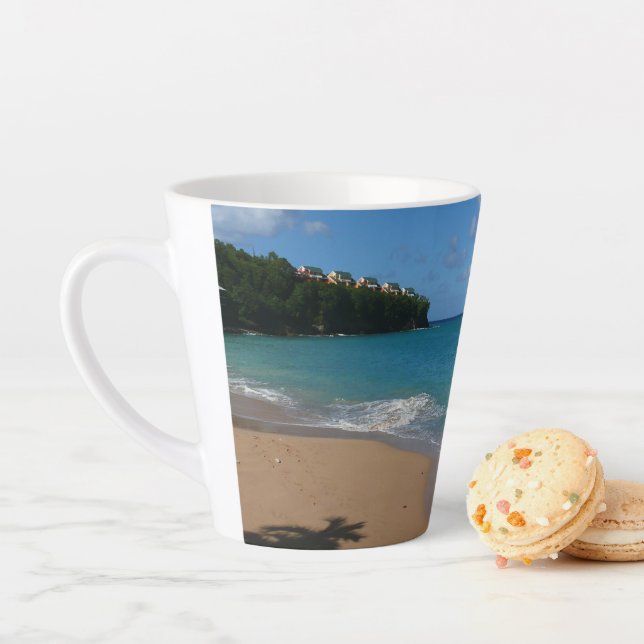 Saint Lucia Beach Tropical Ferien Landschaft Milchtasse (Beispiel)
