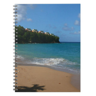 Saint Lucia Beach Tropical Ferien Landschaft Notizblock