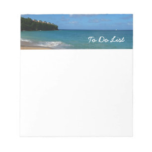 Saint Lucia Beach Tropical Ferien Landschaft Notizblock