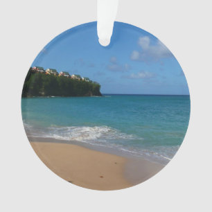 Saint Lucia Beach Tropical Ferien Landschaft Ornament