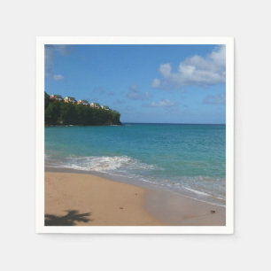 Saint Lucia Beach Tropical Ferien Landschaft Serviette