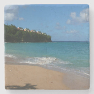 Saint Lucia Beach Tropical Ferien Landschaft Steinuntersetzer