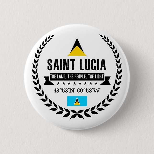Saint Lucia Button (Vorderseite)
