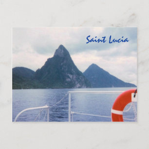 Saint Lucia Custom Postcard Postkarte