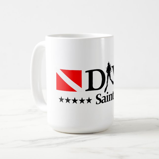 Saint Lucia DV4 Kaffeetasse (Vorderseite Links)
