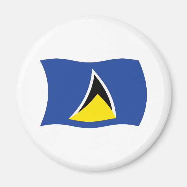 Saint Lucia Flag Magnet (Vorne)