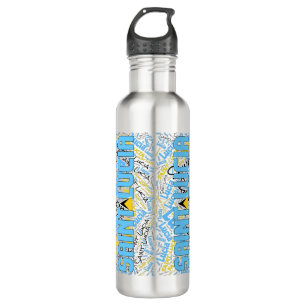 Saint Lucia Flag Patriotic Edelstahlflasche