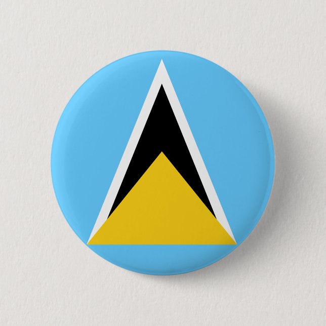 Saint Lucia Flag Saint Lucia Unabhängigkeit Button (Vorderseite)