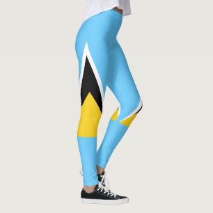 Saint Lucia Flag Saint Lucia Unabhängigkeit Leggings