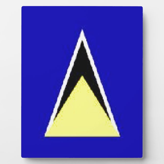Saint Lucia Fotoplatte (Vorderseite)