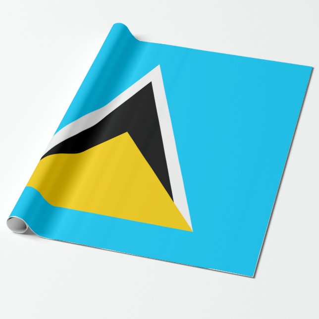 Saint Lucia Geschenkpapier (Ungerollt)