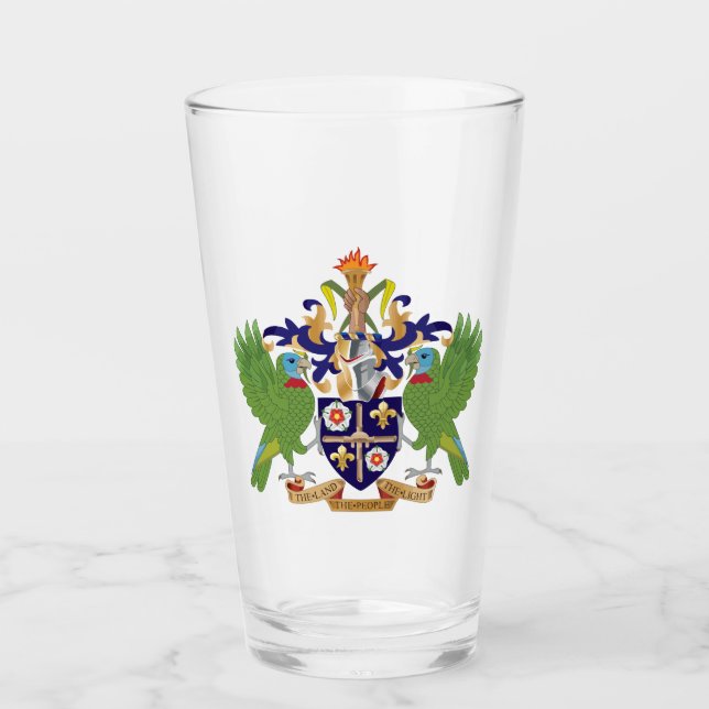 Saint Lucia Glas (Vorderseite)